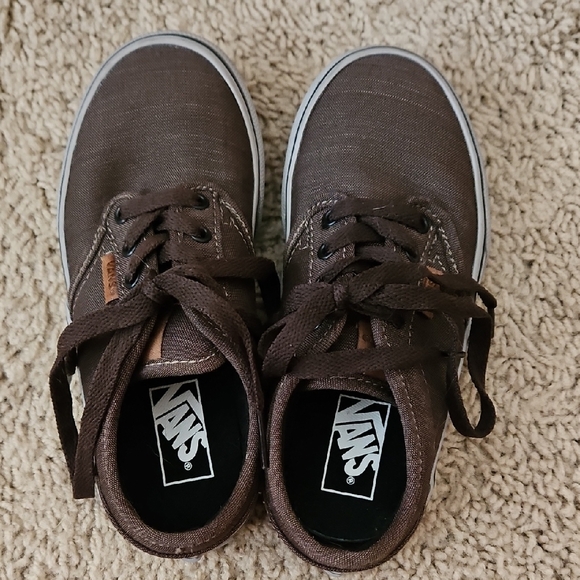 Vans Kids Dark Brown Sneakers - Picture 4 of 5